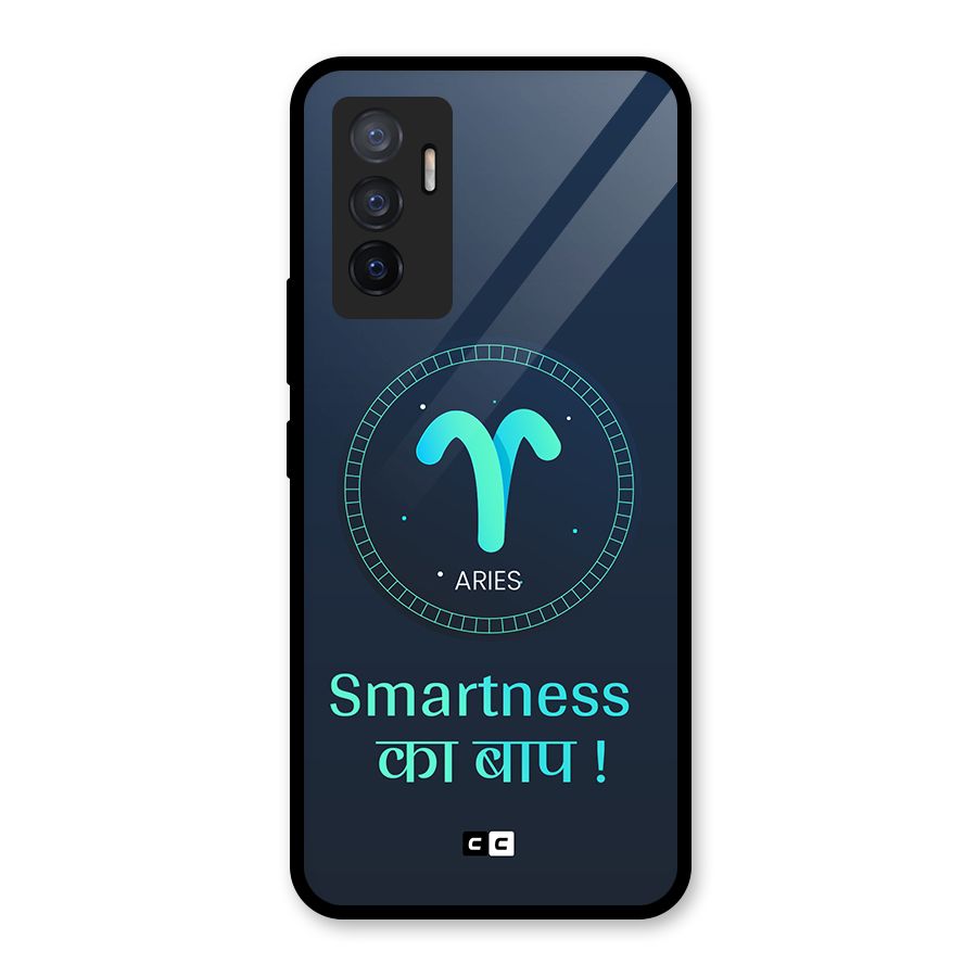 Smart Aries Glass Back Case for Vivo V23e
