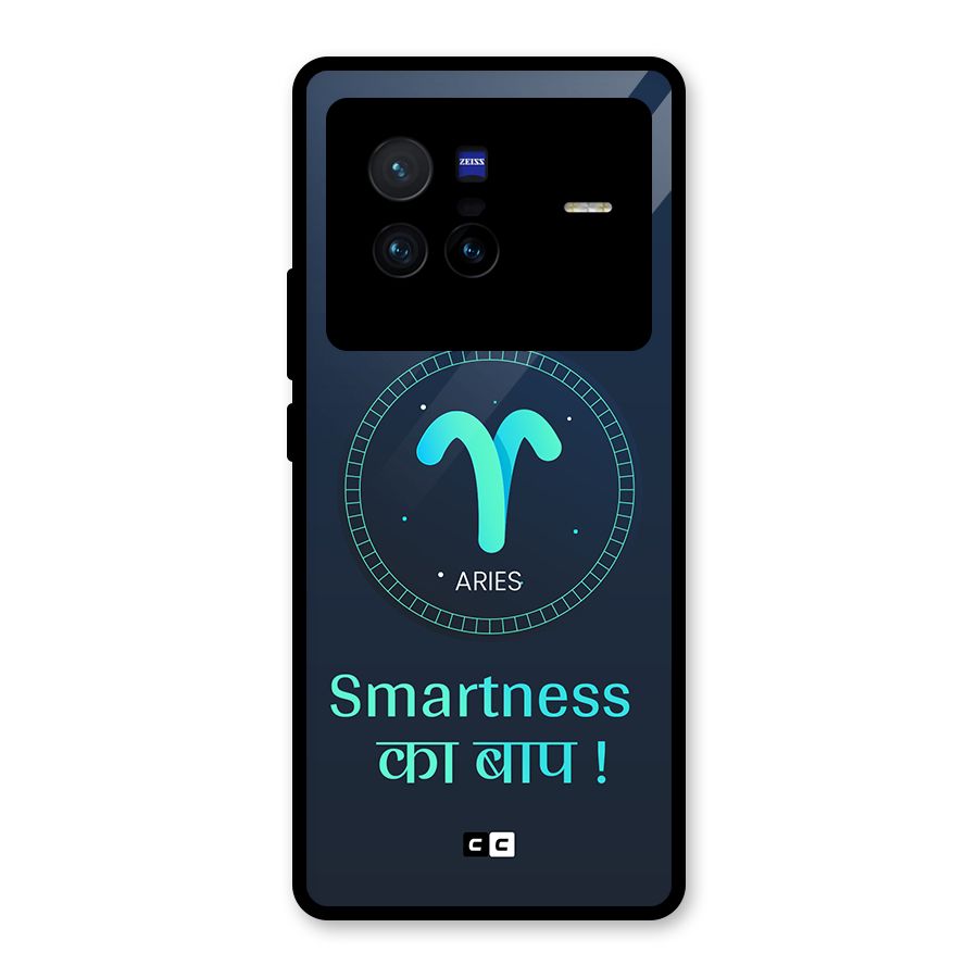 Smart Aries Glass Back Case for Vivo X80