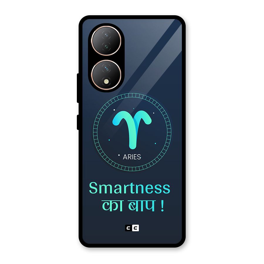 Smart Aries Glass Back Case for Vivo Y100A