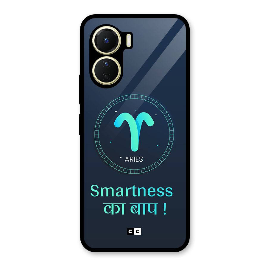Smart Aries Glass Back Case for Vivo Y16