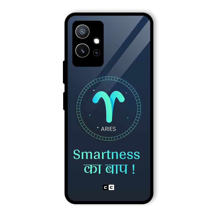 Smart Aries Glass Back Case for Vivo Y75 5G