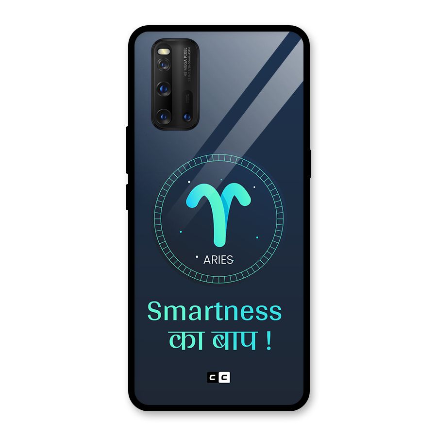 Smart Aries Glass Back Case for Vivo iQOO 3