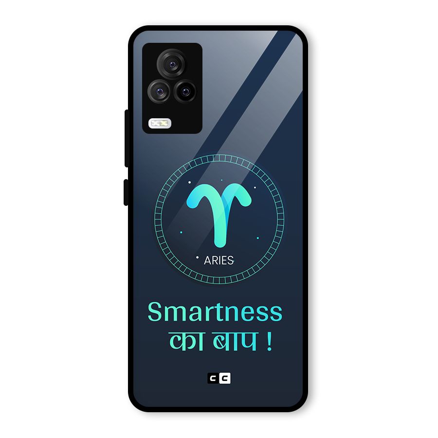 Smart Aries Glass Back Case for Vivo iQOO 7 Legend 5G