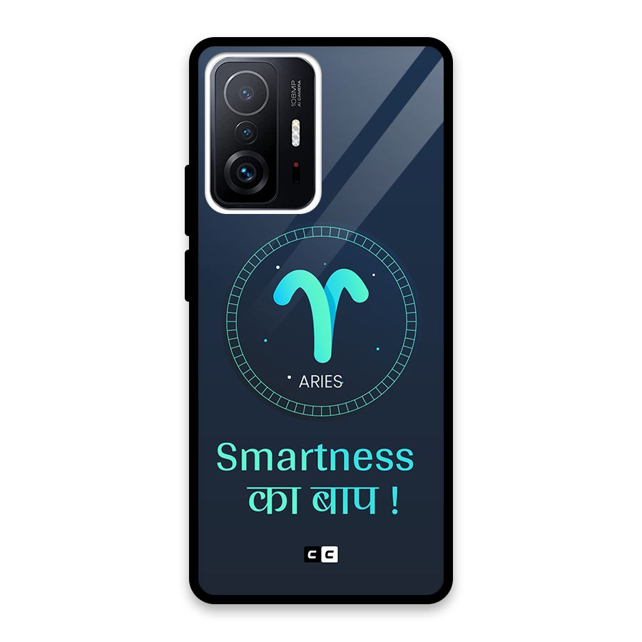 Smart Aries Glass Back Case for Xiaomi 11T Pro