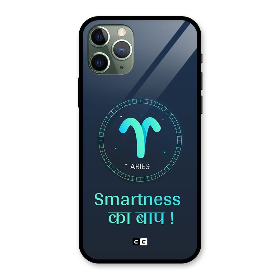 Smart Aries Glass Back Case for iPhone 11 Pro