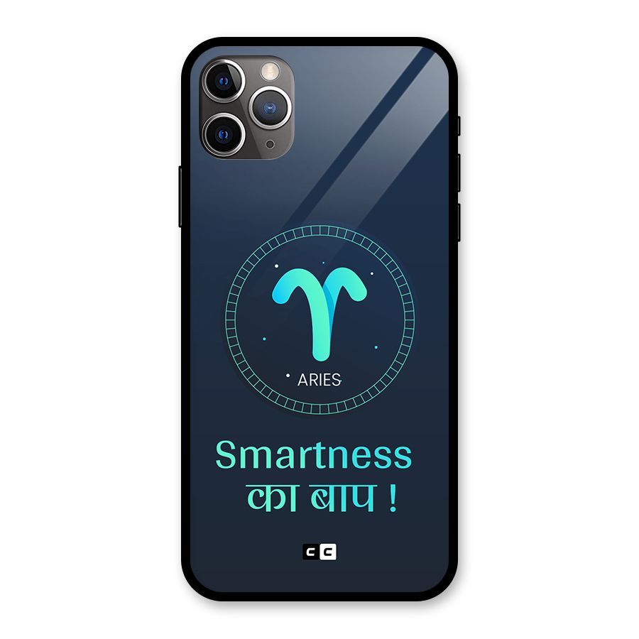 Smart Aries Glass Back Case for iPhone 11 Pro Max