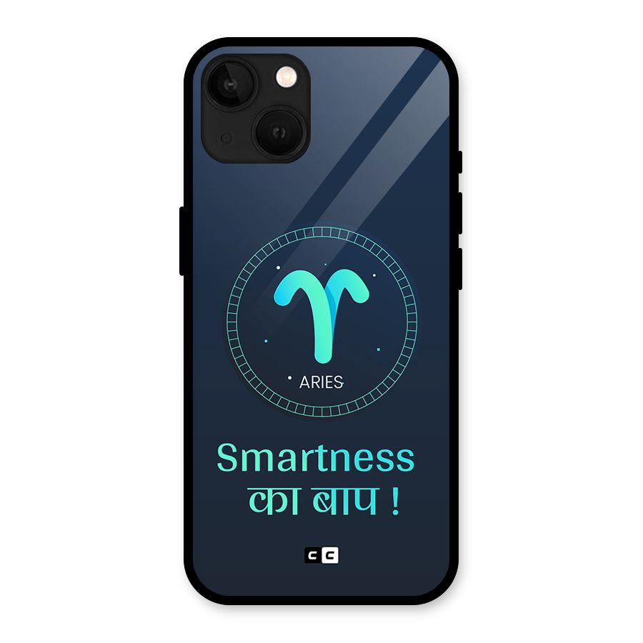 Smart Aries Glass Back Case for iPhone 13