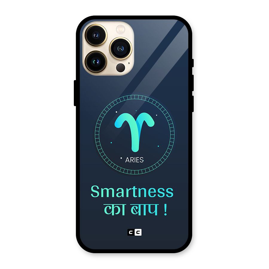 Smart Aries Glass Back Case for iPhone 13 Pro Max