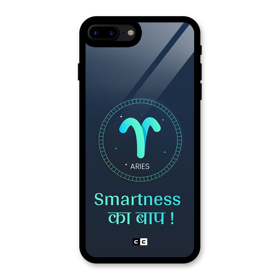 Smart Aries Glass Back Case for iPhone 8 Plus
