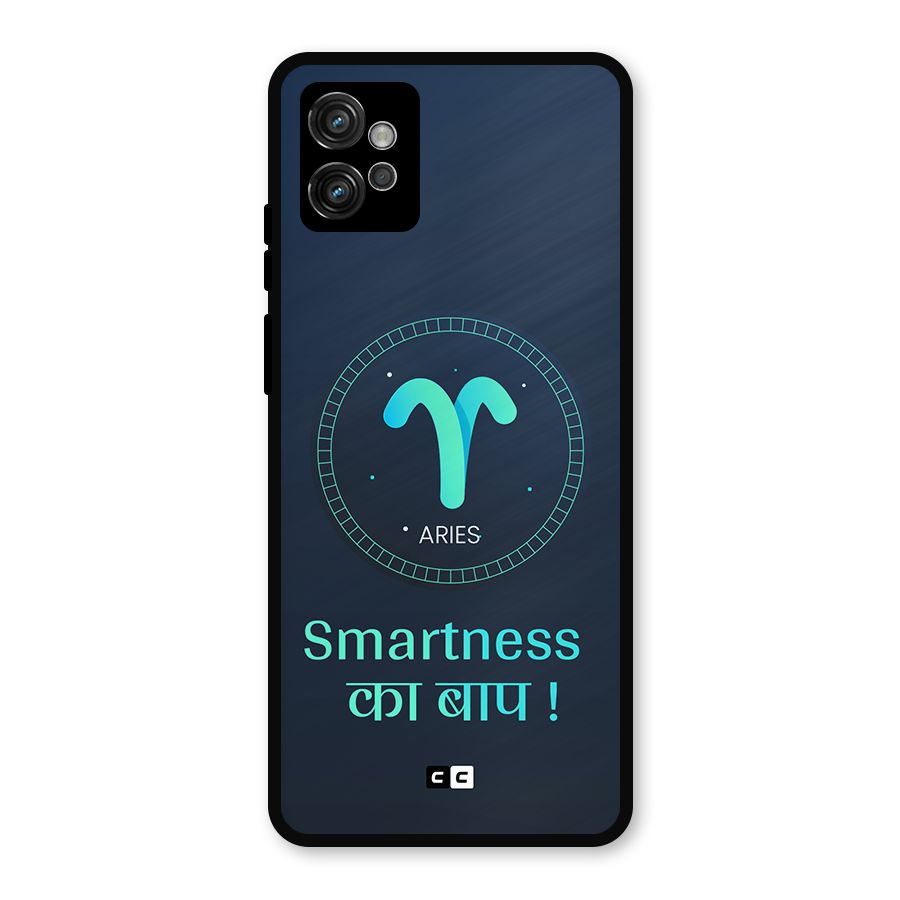 Smart Aries Metal Back Case for Moto G32
