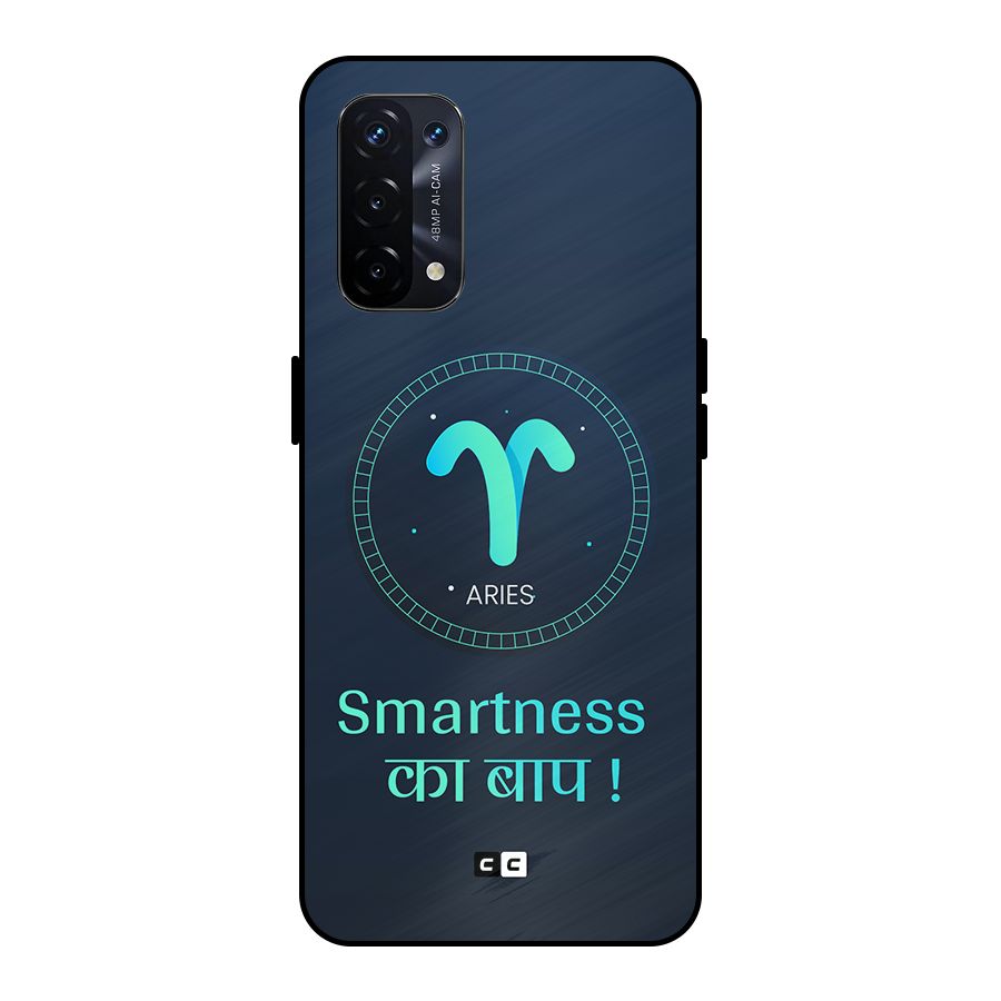 Smart Aries Metal Back Case for Oppo A74 5G
