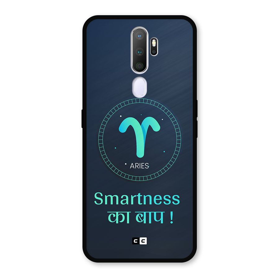 Smart Aries Metal Back Case for Oppo A9 (2020)