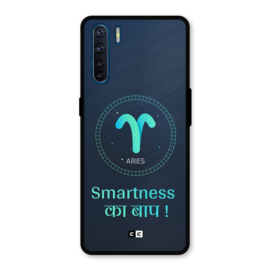 Smart Aries Metal Back Case for Oppo F15