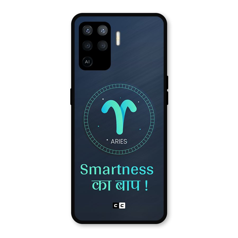 Smart Aries Metal Back Case for Oppo F19 Pro