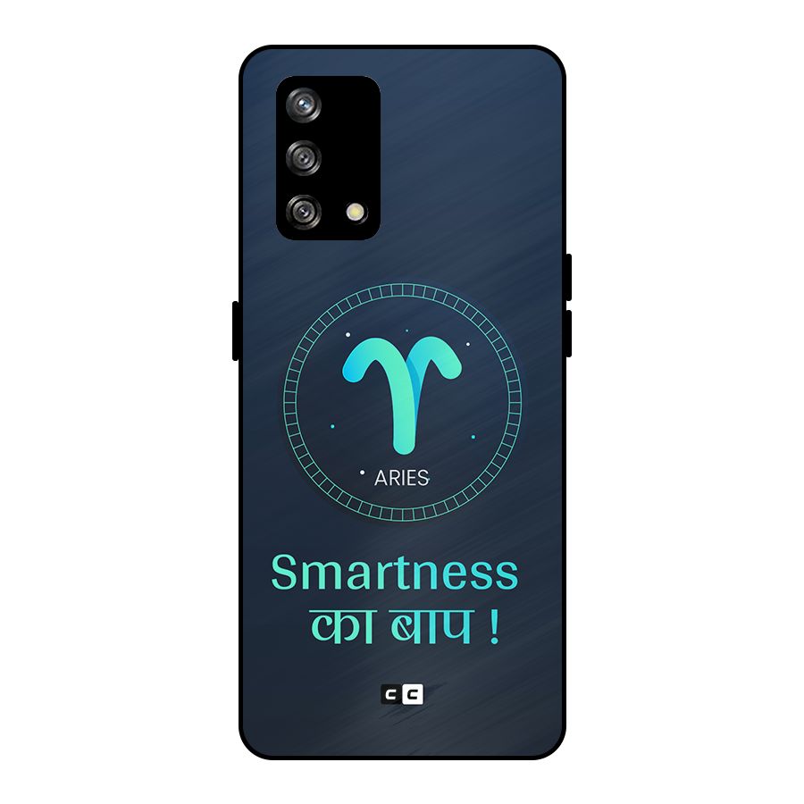 Smart Aries Metal Back Case for Oppo F19s