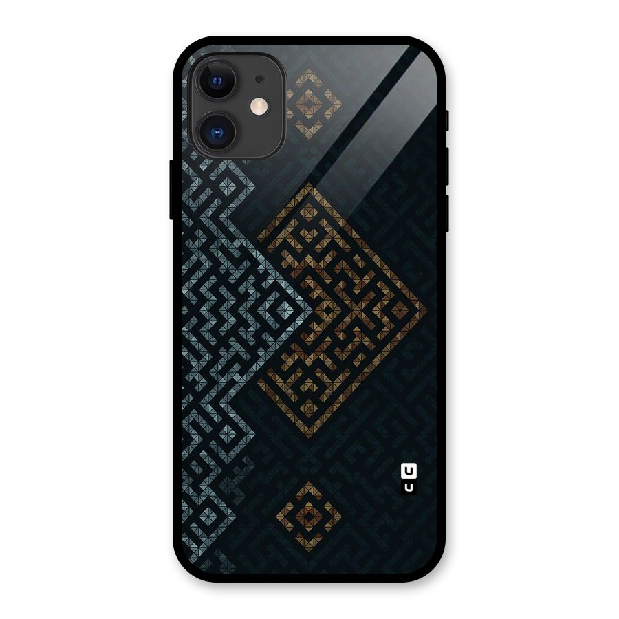 Smart Maze Glass Back Case for iPhone 11