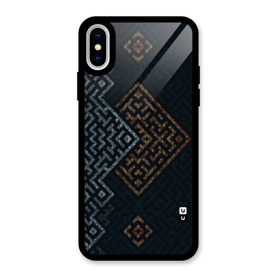 Smart Maze Glass Back Case for iPhone X