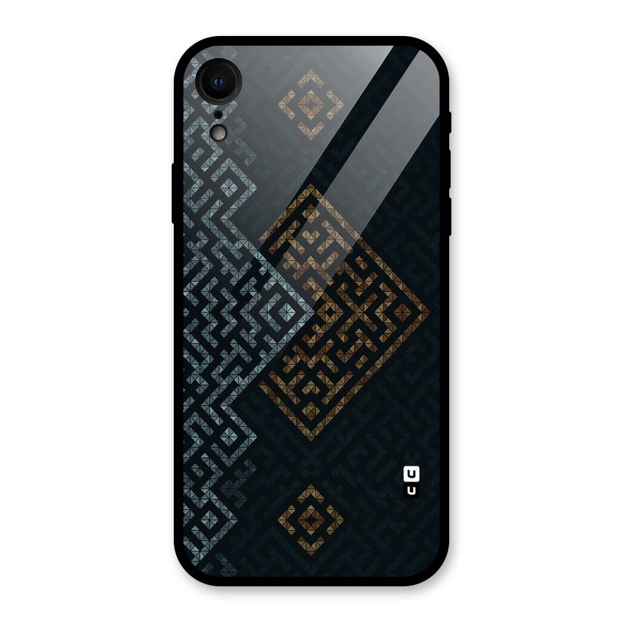 Smart Maze Glass Back Case for iPhone XR