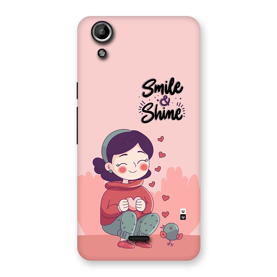 Smile And Shine Back Case for Canvas Selfie Lens Q345