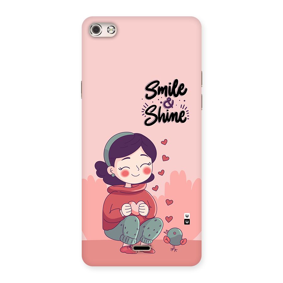 Smile And Shine Back Case for Canvas Silver 5