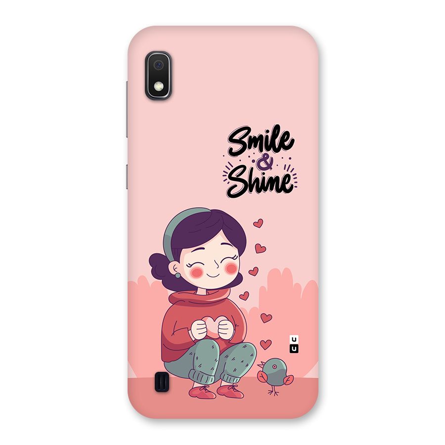 Smile And Shine Back Case for Galaxy A10