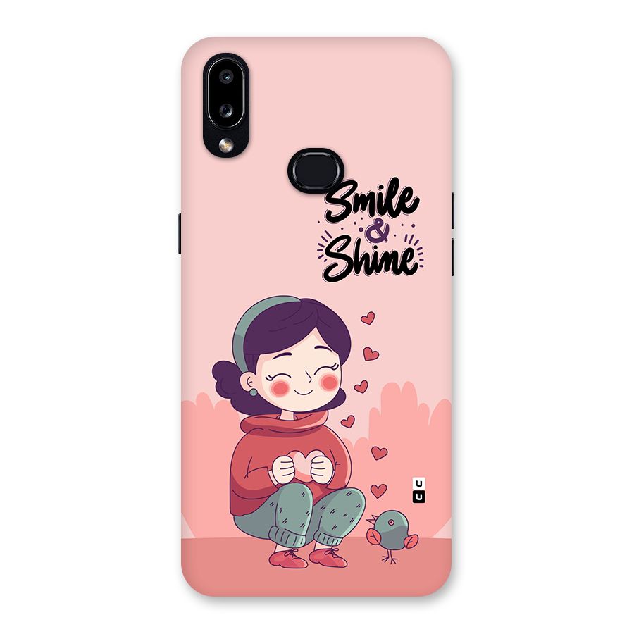 Smile And Shine Back Case for Galaxy A10s