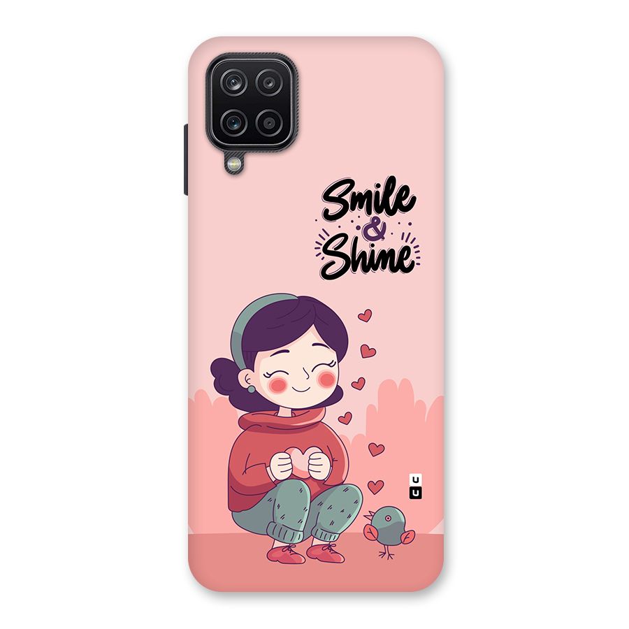 Smile And Shine Back Case for Galaxy A12