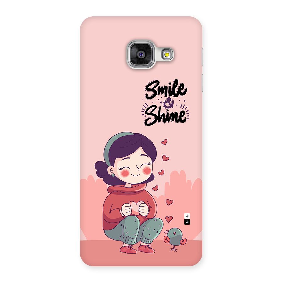 Smile And Shine Back Case for Galaxy A3 (2016)