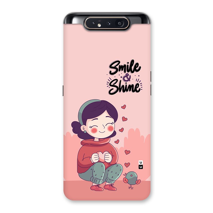 Smile And Shine Back Case for Galaxy A80