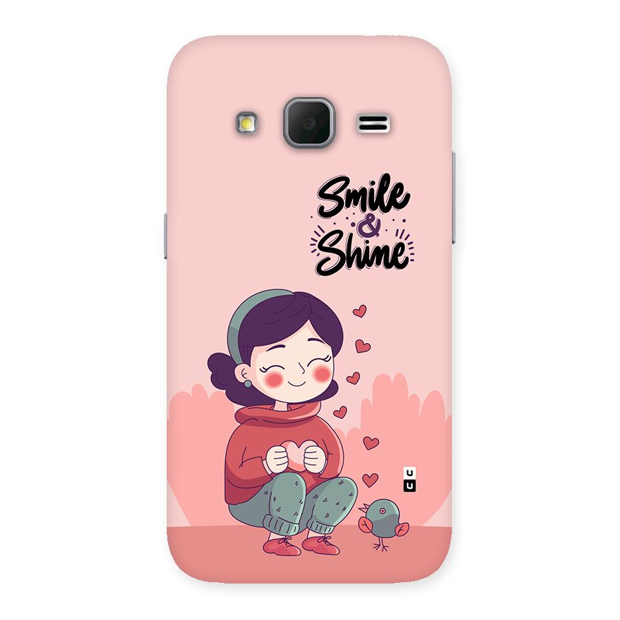 Smile And Shine Back Case for Galaxy Core Prime