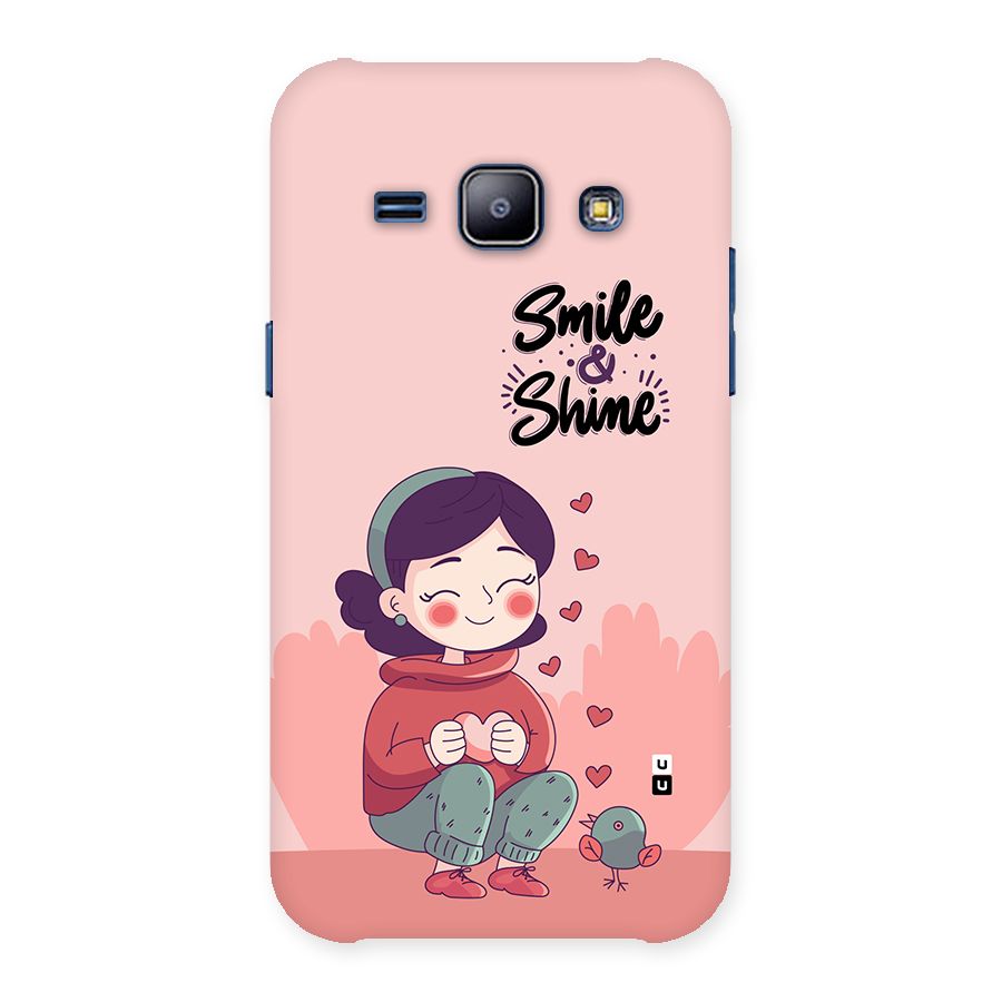 Smile And Shine Back Case for Galaxy J1