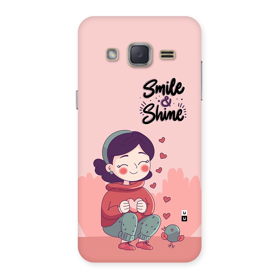 Smile And Shine Back Case for Galaxy J2