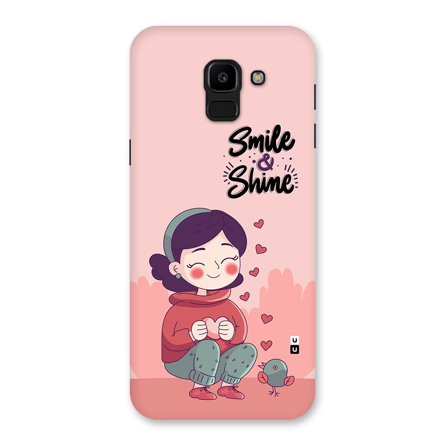 Smile And Shine Back Case for Galaxy J6