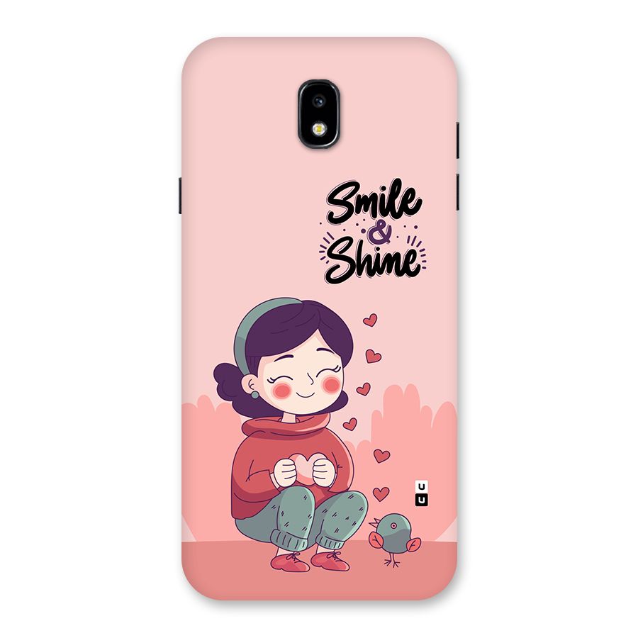 Smile And Shine Back Case for Galaxy J7 Pro