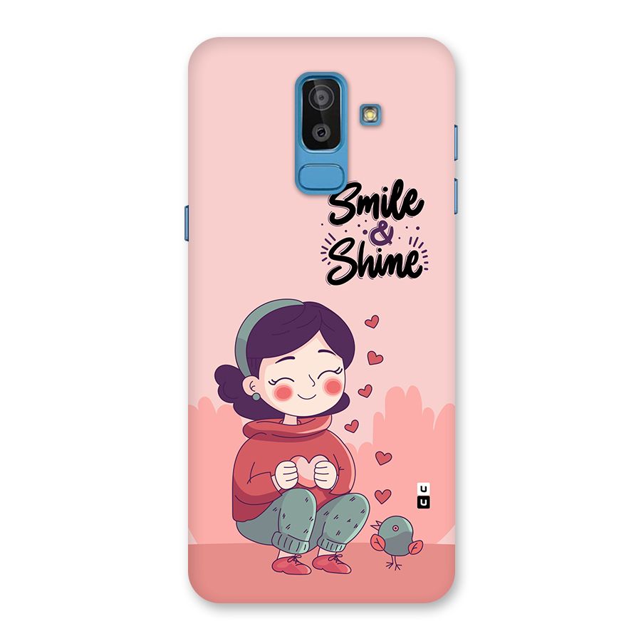 Smile And Shine Back Case for Galaxy J8