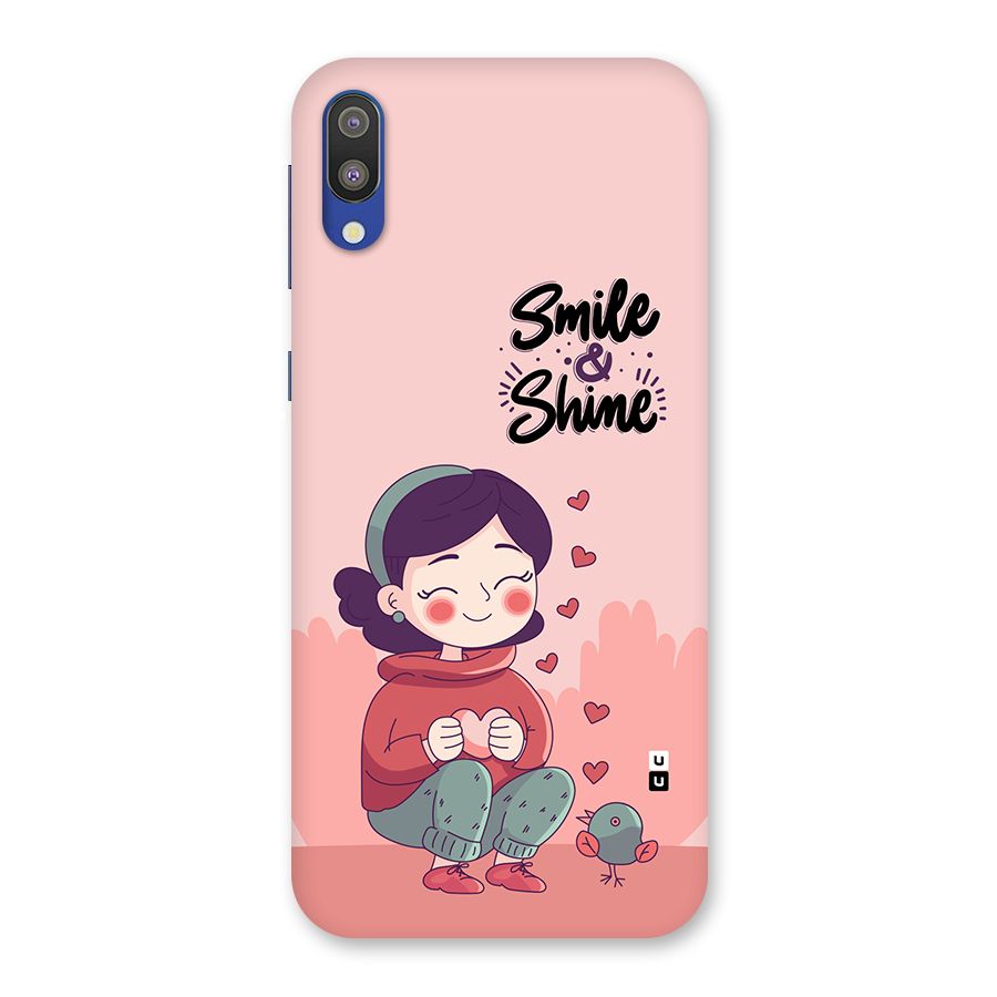 Smile And Shine Back Case for Galaxy M10
