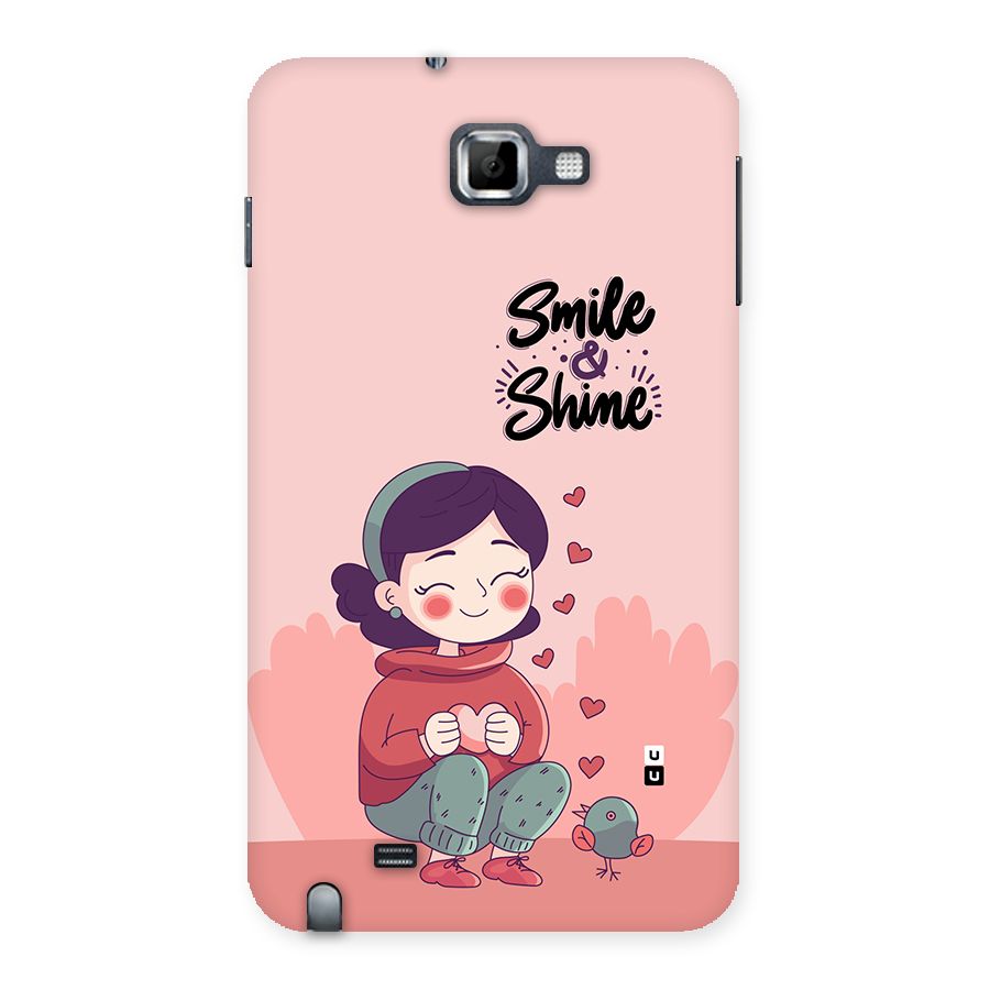Smile And Shine Back Case for Galaxy Note