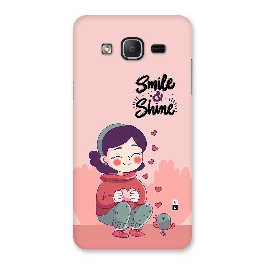 Smile And Shine Back Case for Galaxy On7 Pro