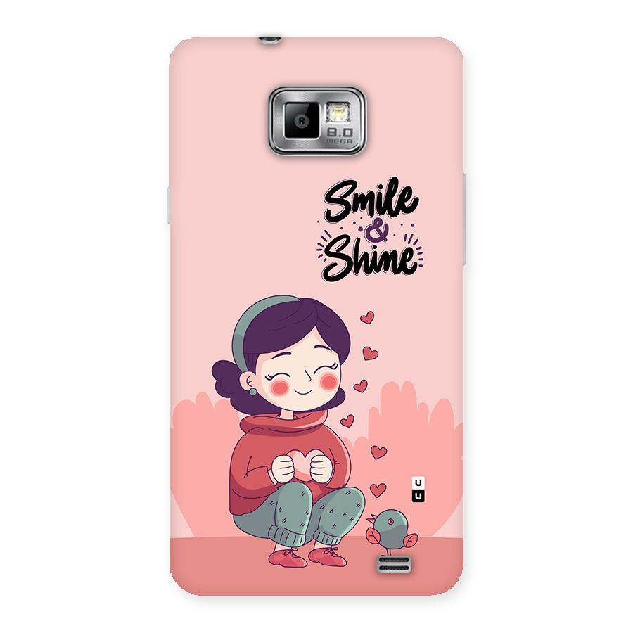 Smile And Shine Back Case for Galaxy S2