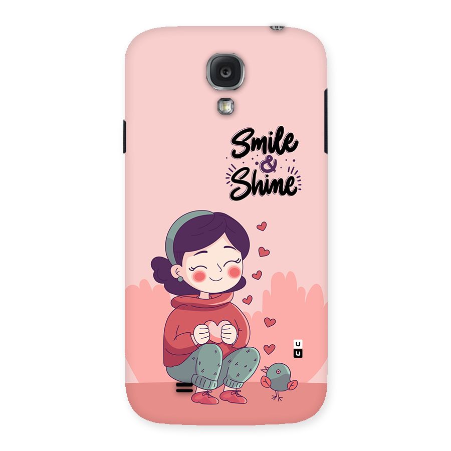Smile And Shine Back Case for Galaxy S4