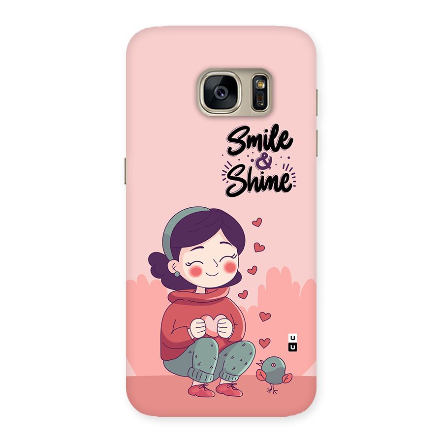 Smile And Shine Back Case for Galaxy S7
