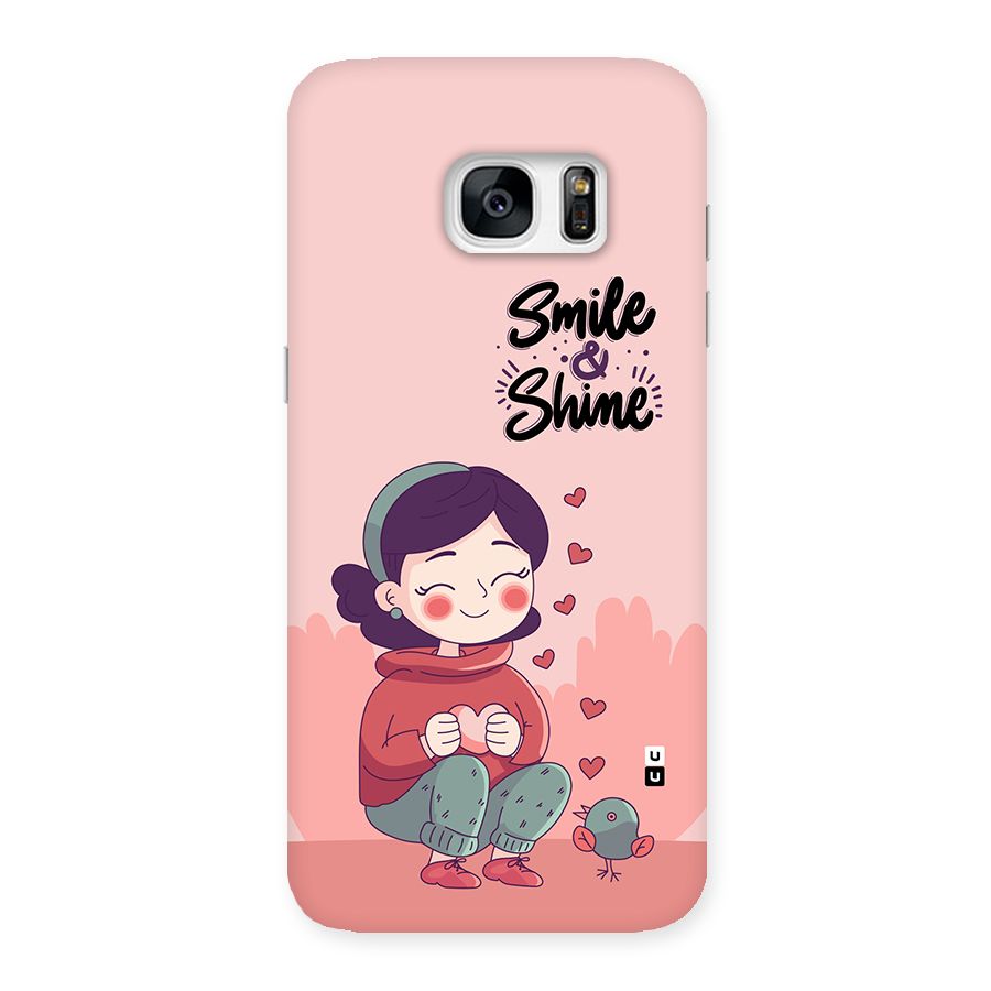 Smile And Shine Back Case for Galaxy S7 Edge