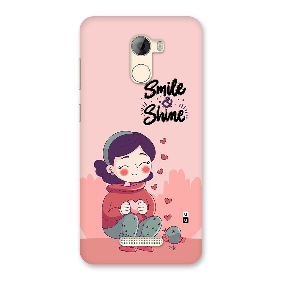 Smile And Shine Back Case for Gionee A1 LIte