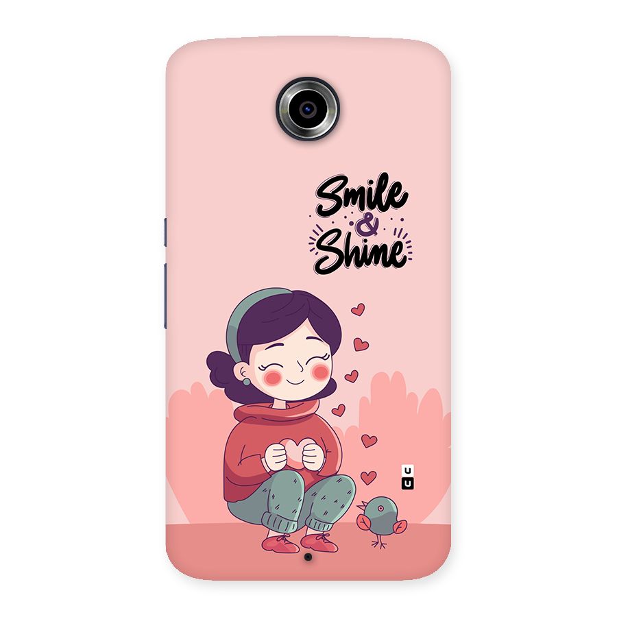 Smile And Shine Back Case for Google Nexus 6