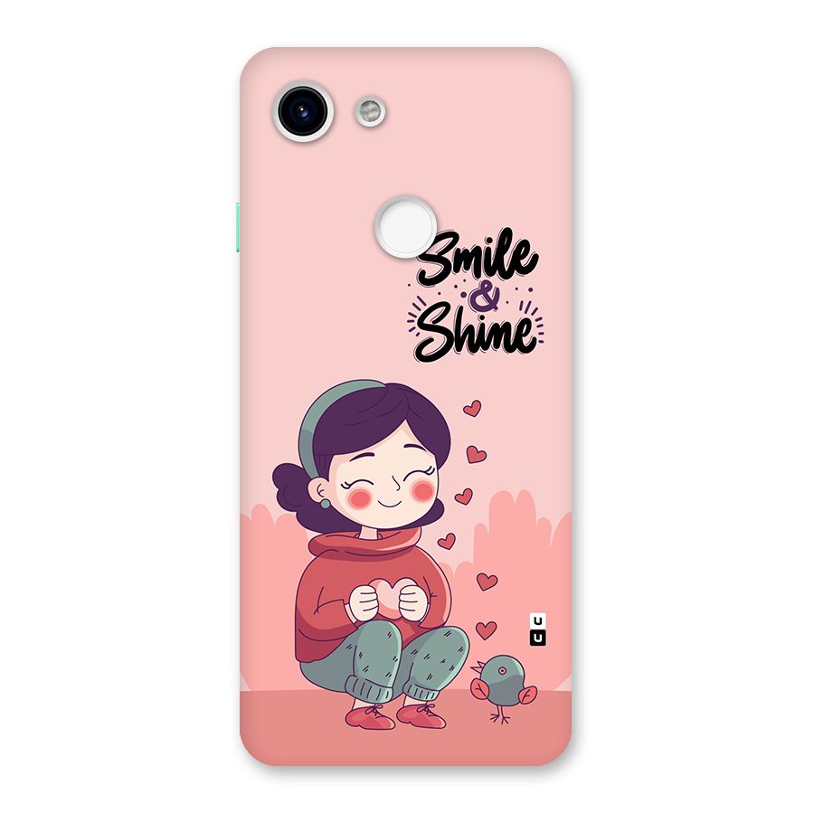 Smile And Shine Back Case for Google Pixel 3