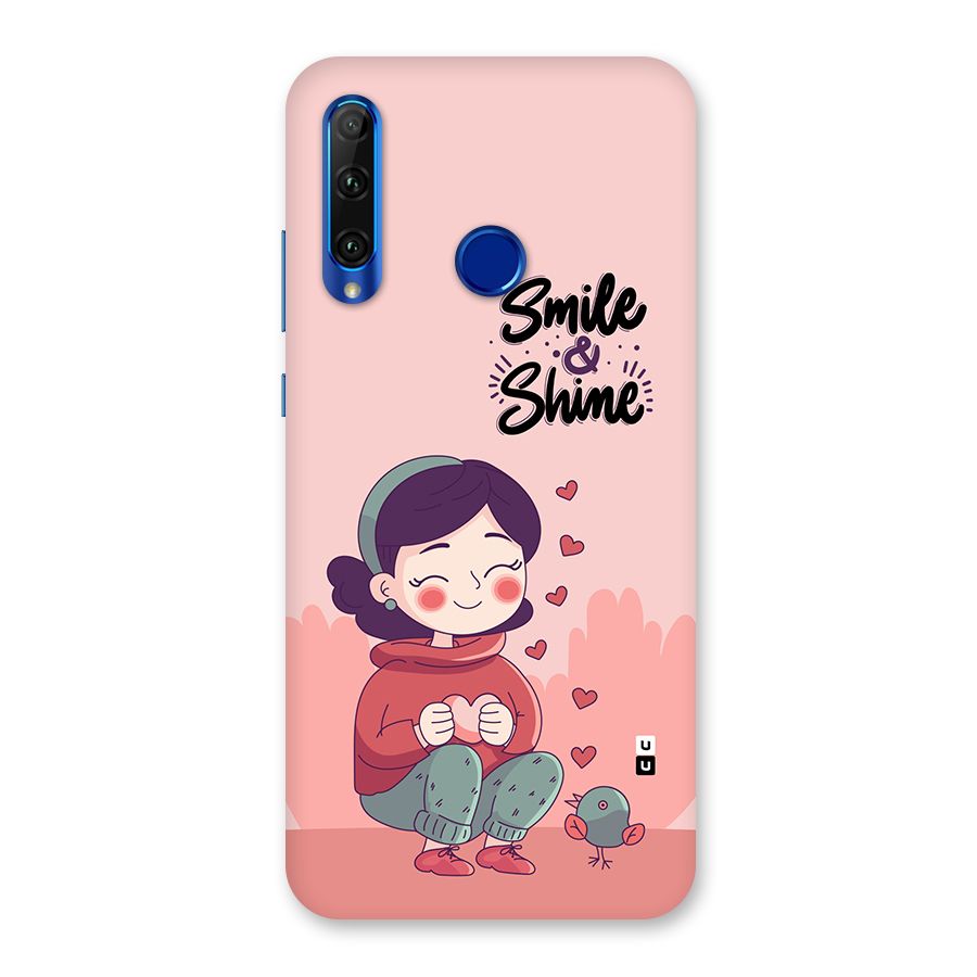 Smile And Shine Back Case for Honor 20i