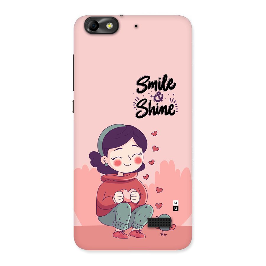 Smile And Shine Back Case for Honor 4C