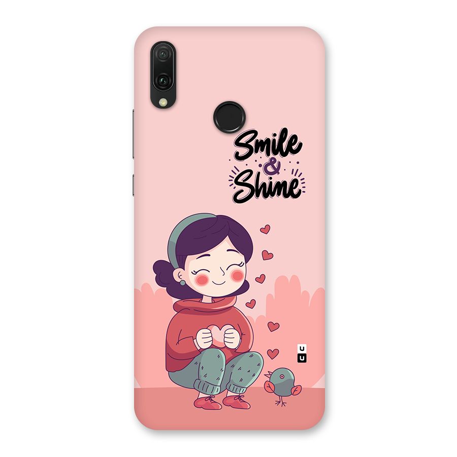 Smile And Shine Back Case for Huawei Y9 (2019)