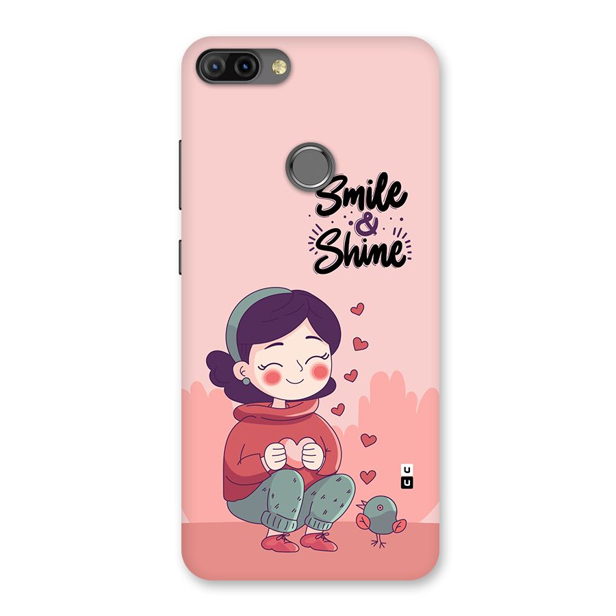 Smile And Shine Back Case for Infinix Hot 6 Pro