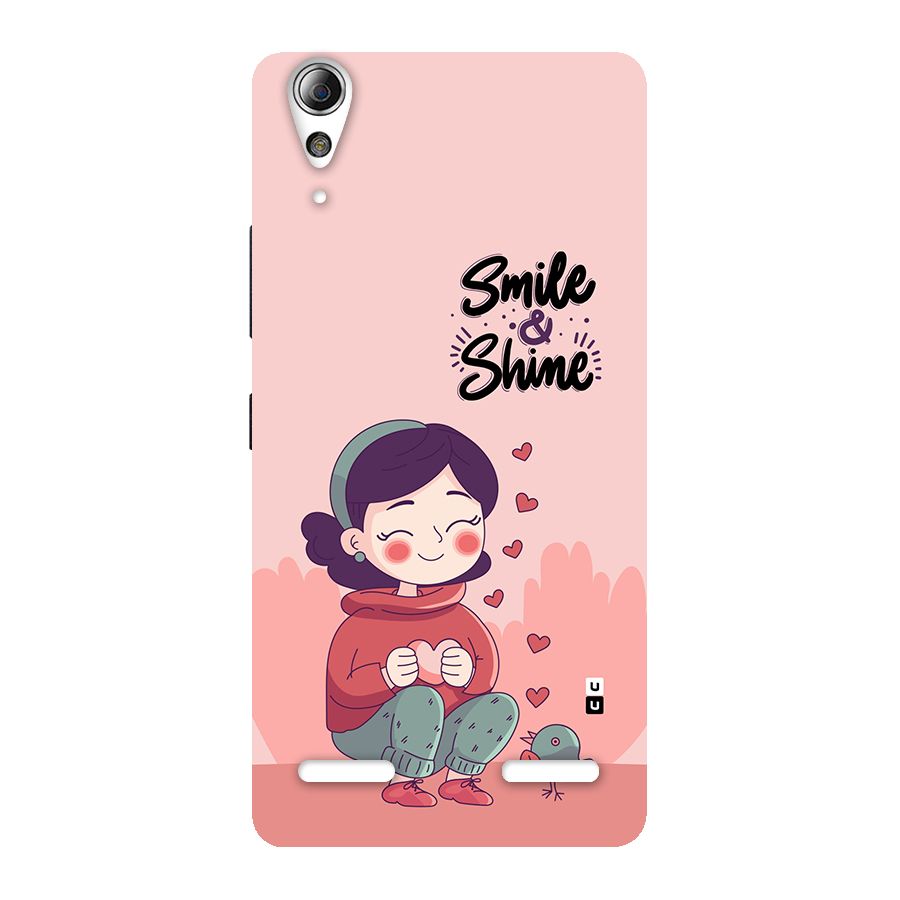 Smile And Shine Back Case for Lenovo A6000 Plus